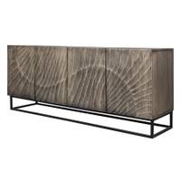 Sideboard SCORPION 177cm grau schwarz