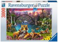 3000 Teile Puzzle - Tiger in der Lagune