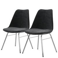 Chaises capitonnées Gina I (lot de 2)