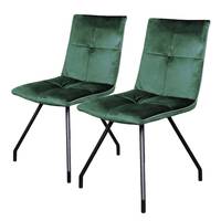 Gestoffeerde stoelen Eaden (set van 2)