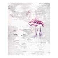 Vlies Fototapete Pink Flamingo