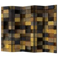 Paravent Wooden Cubes II (5-teilig)