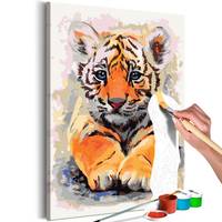 Peinture par numéro - Tiger Baby