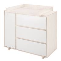 Commode à langer Capri White
