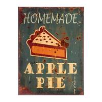 Schild Apple pie