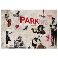 Papier peint Graffiti Collage (Banksy)