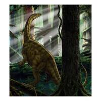 Vlies-fotobehang Riojasaurus Forest