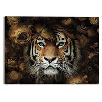 Glasbild Tiger Tierreich