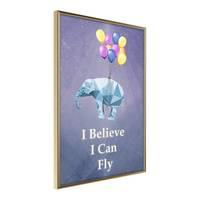 Poster Flying Elephant