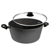 Kookpan XXXL met glazen deksel STONELINE