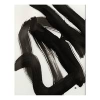 Bild Abstract black ink brush stroke