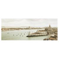 Glasbild Lagune von Venedig