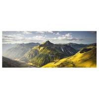 Glasbild Berge der Lechtaler Alpen