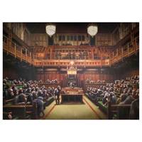 Impression sur toile Banksy Parliament