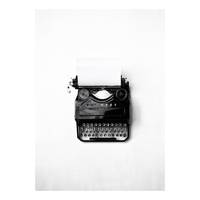 Impression sur toile Typewriter