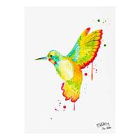 Canvas con colibrì