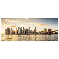 Canvas Sundown Manhattan