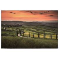 Canvas con paesaggio della Toscana