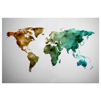 Canvas cartina del mondo World Graphic