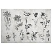 Wandbild Sketchpad Floral