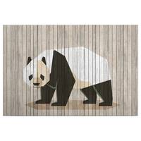 Leinwandbild Panda Born To Be Wild