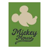 Wandbild Mickey Mouse Green Head