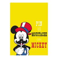 Poster Mickey Mouse Moustache