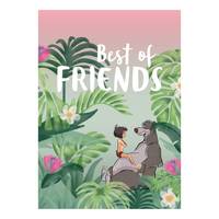 Wandbild Jungle Book Best of Friends