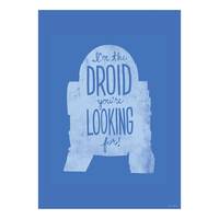 Poster Star Wars Silhouette R2D2