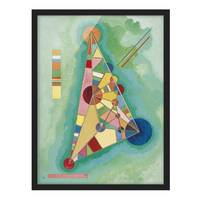 Poster con cornice Kandinsky Triangolo