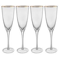 Flûtes à champagne GOLDEN TWENTIES (4)