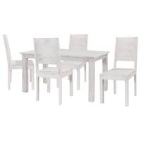 Table et chaises Waterford 140 (5 élém.)