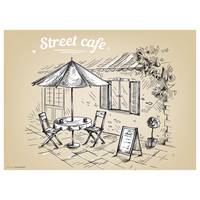 Placemats Street Cafe (set van 4)