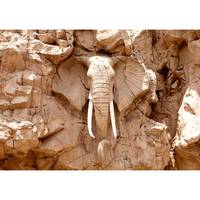 Vlies Fototapete Stone Elephant