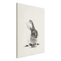 Wandbild Fluffy Bunny