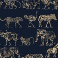 Papier peint intissé Safari