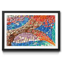 Quadro con cornice Colorful Mosaic