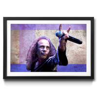 Quadro con cornice James Dio