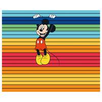 Papier peint Mickey Magic Rainbow