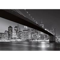 Fotobehang Brooklyn Bridge Skyline