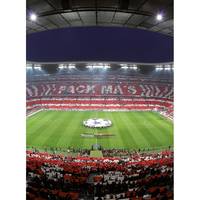 Fotobehang Bayern Stadion Choreo