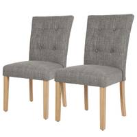 Chaises capitonnées Nerra - Lot de 2