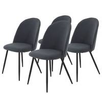 Chaises capitonnées Algésiras (lot de 4)