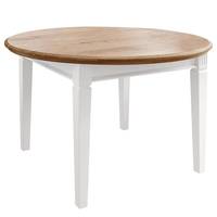 Table en bois massif Brattby ronde