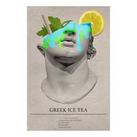 Leinwandbild Greek Ice Tea Cocktail