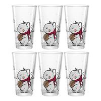 Trinkglas Maus 6er-Set