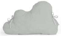 Nube Tour de lit forme 60x40 cm Gris