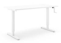 Pro Home Schreibtisch - Weiß/Schwarz