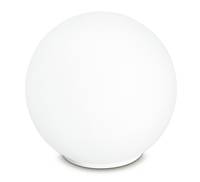 LED Tischleuchte Glaskugel Weiß Ø20cm