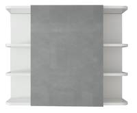 Spiegelschrank Weiß 80x64x21 cm